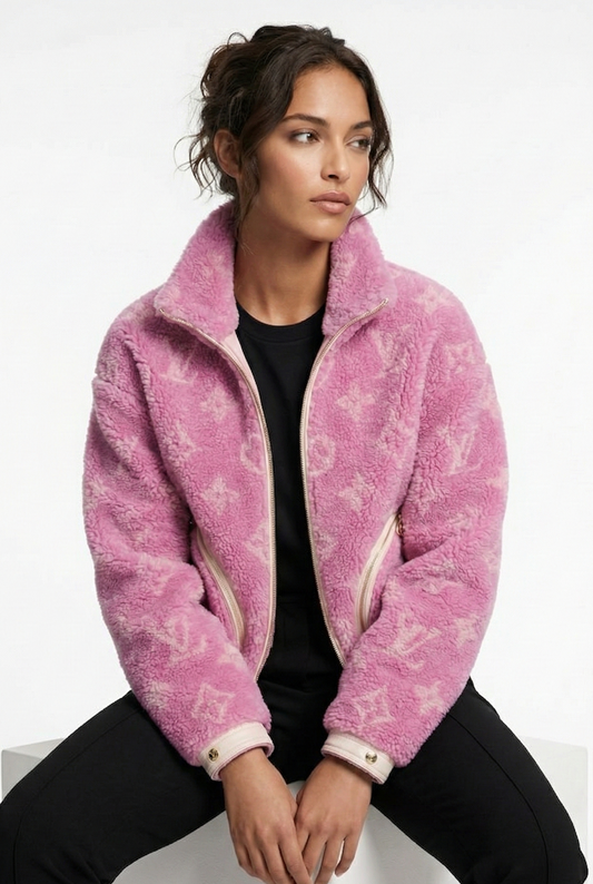 Shearling Monogram Jacket